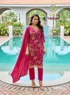 Nikhaar Vol 2 By Passion Tree Rayon Printed Online Kurti With Bottom Dupatta Wholesale